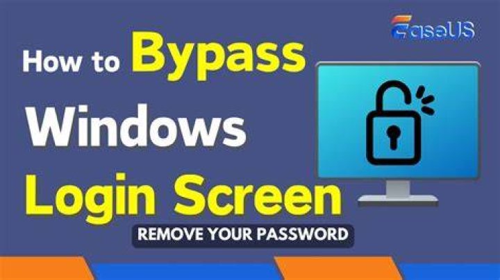 How do you bypass computer login?