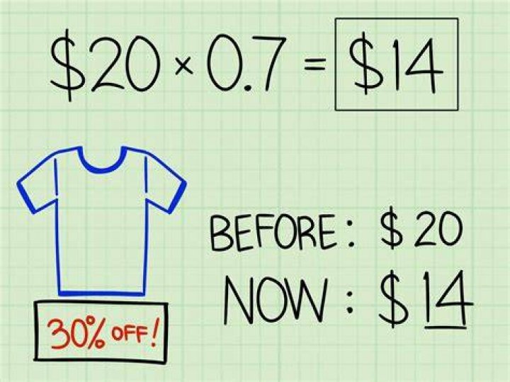 How do you calculate 20% of money?