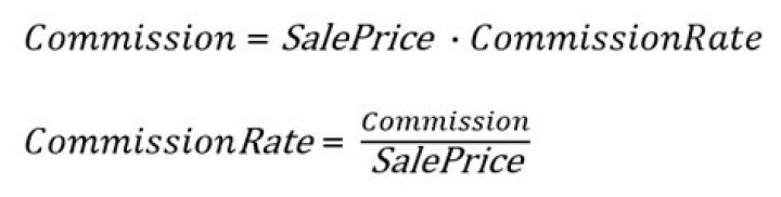 How do you calculate commision rate?