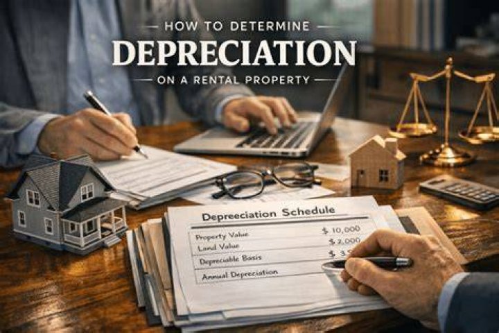 How do you calculate depreciation on a rental house?