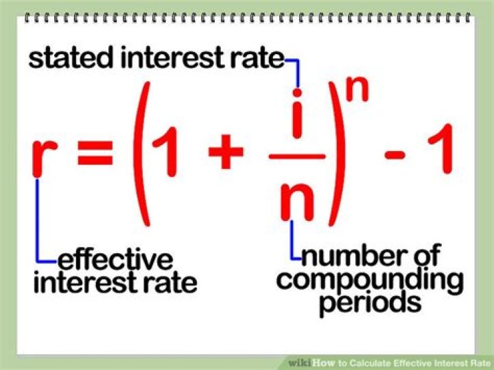 How do you calculate effective monthly interest rate?