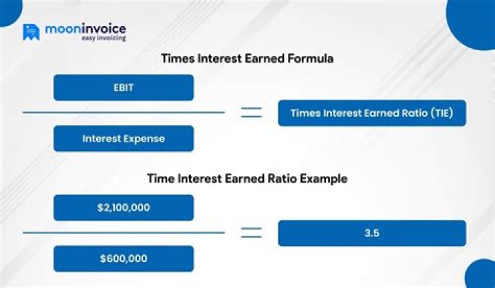 How do you calculate number of times interest charges earned?