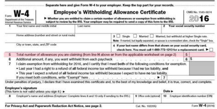 How do you change exemptions on w4 2021?