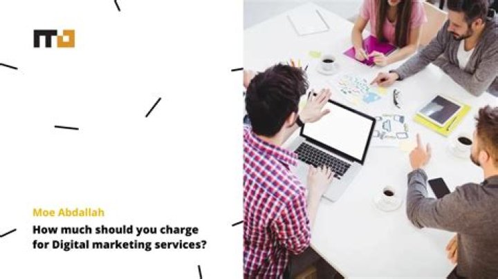 How do you charge for marketing services?