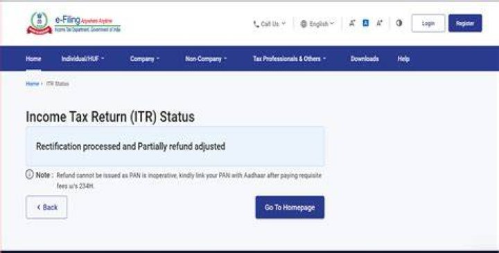How do you check if my ITR is filed?