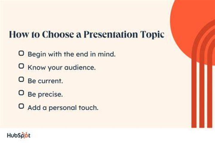 How do you choose a topic for a paper presentation?
