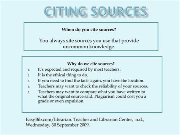 How do you cite your answer?
