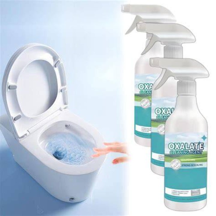 How do you clean a toilet with oxalic acid?