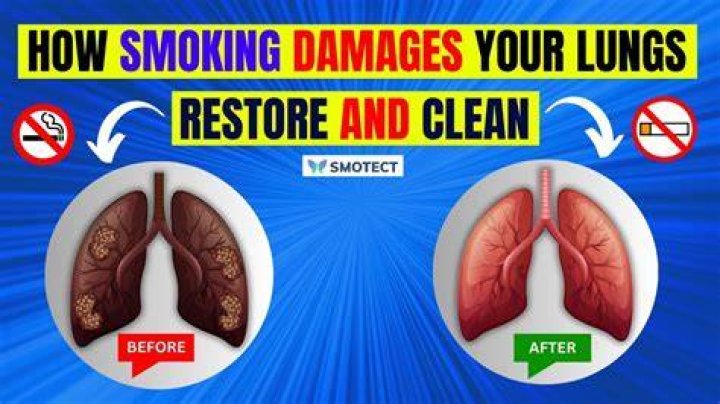 How do you clean your lungs after inhaling smoke?