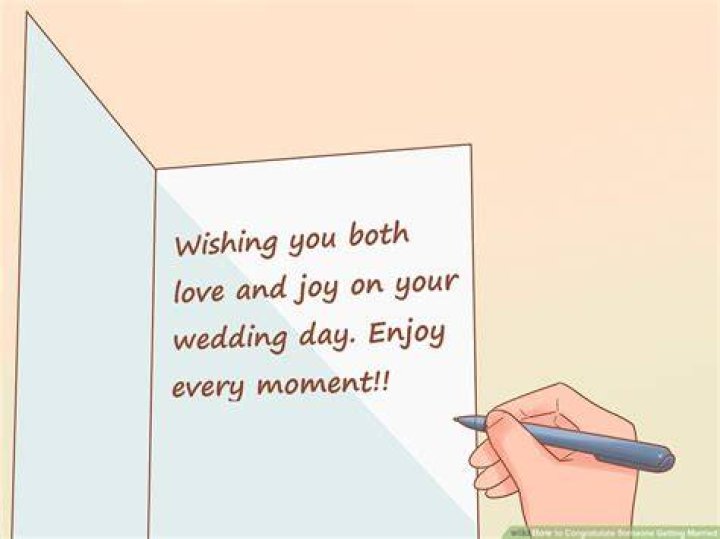 How do you congratulate a friend who just got married?