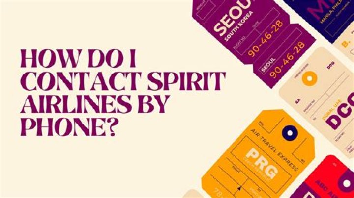 How do you contact Spirit Airlines?