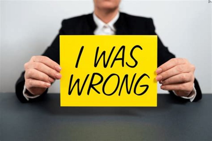 How do you correct the wrong person?