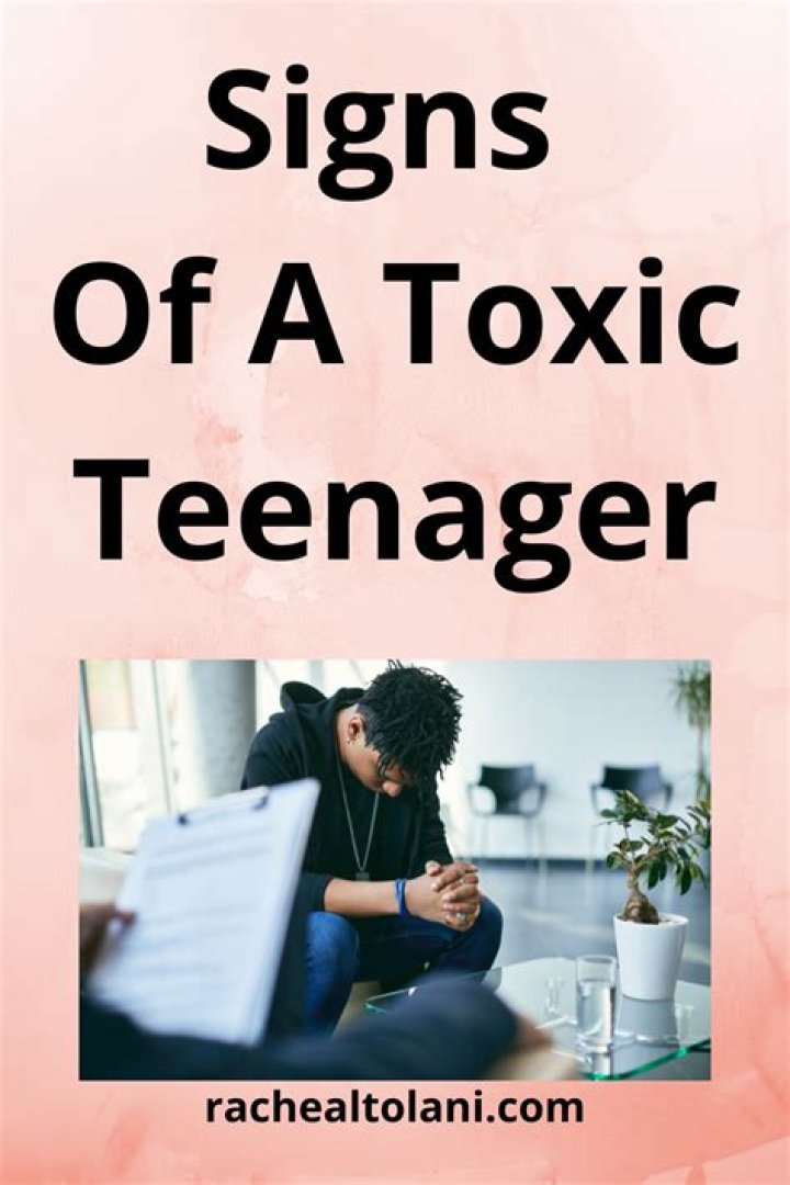 How do you deal with a toxic teenager?