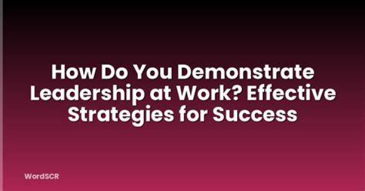 How do you demonstrate pride in your work?