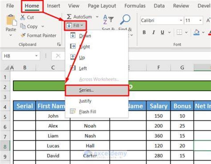 How do you fill a to z in Excel?