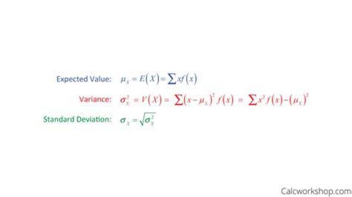 How do you find standard deviation of expected return?