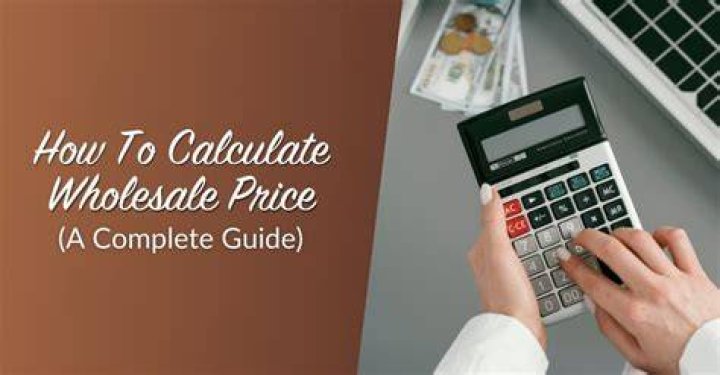 How do you find the wholesale price?