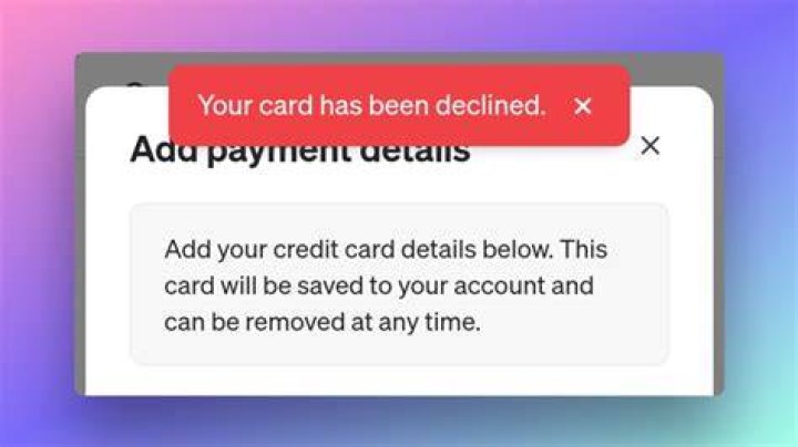 How do you fix card declined?