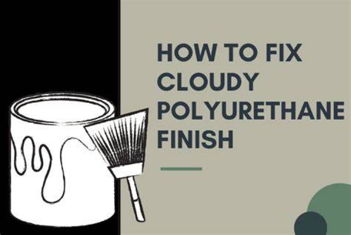 How do you fix cloudy polyurethane?