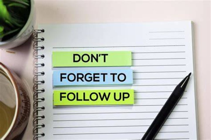 How do you follow up with old customers?
