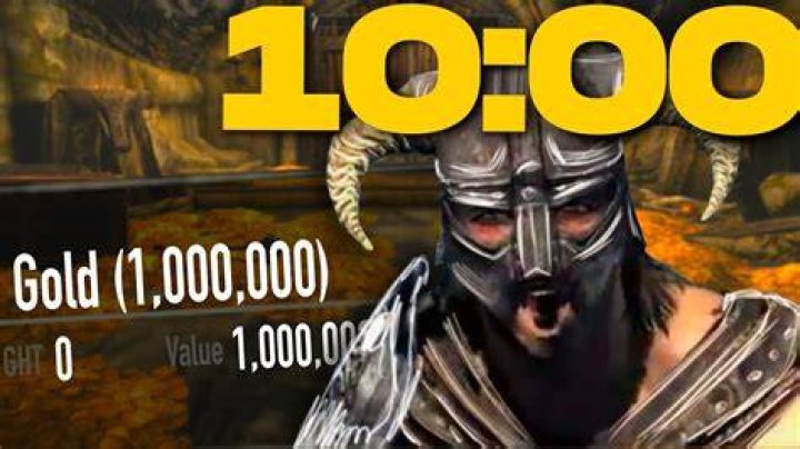 How do you get 1000000 gold in Skyrim ps4?