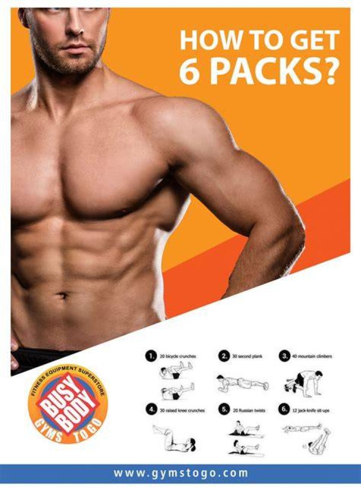 How do you get a six pack?