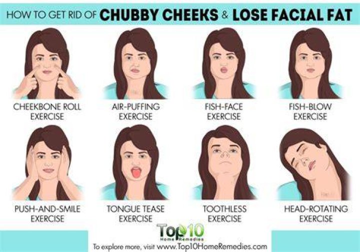 How do you get rid of fat around the corner of your mouth?