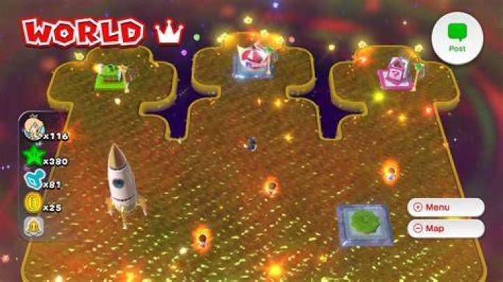 How do you get to the crown world in Super Mario 3D World switch?