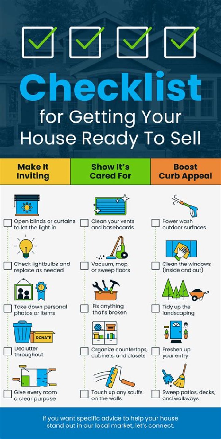 How do you get your house ready to show?