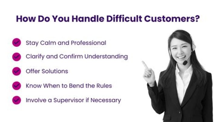 How do you handle a hostile customer?
