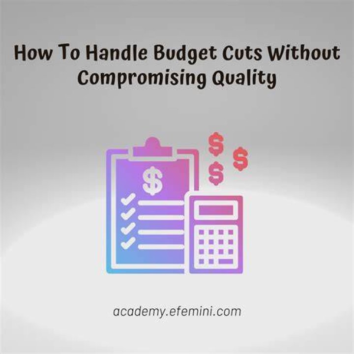 How do you handle budget cuts?