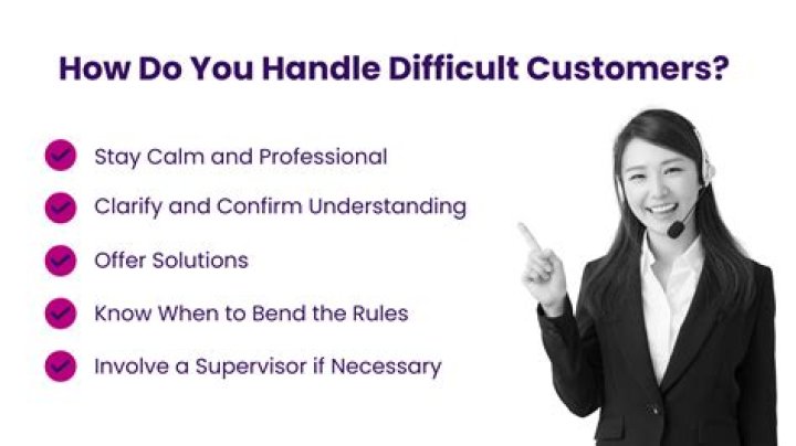 How do you handle difficult customers best answer?