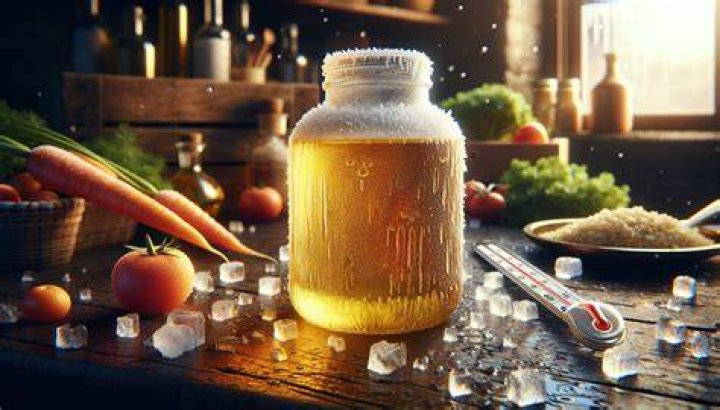 How do you harden oil at home?