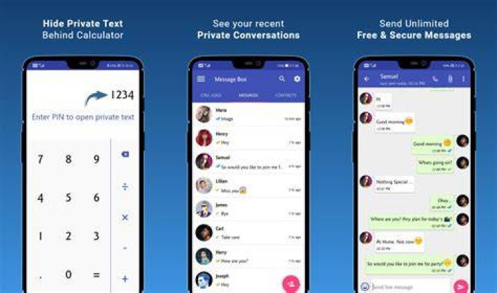 How do you hide text messages on Android?