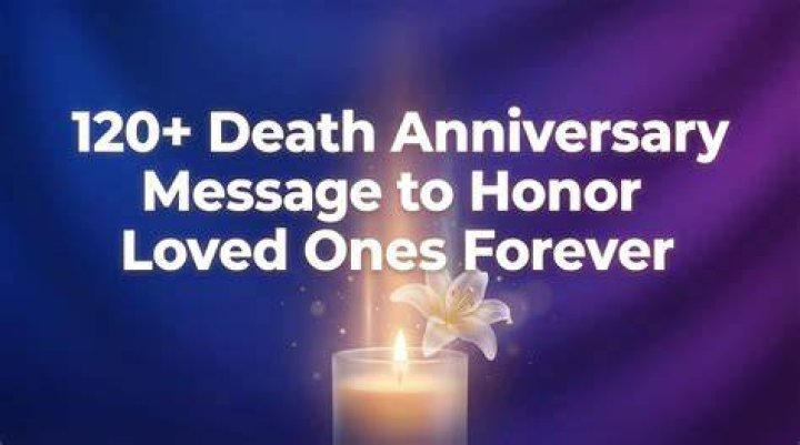 How do you honor a death anniversary?