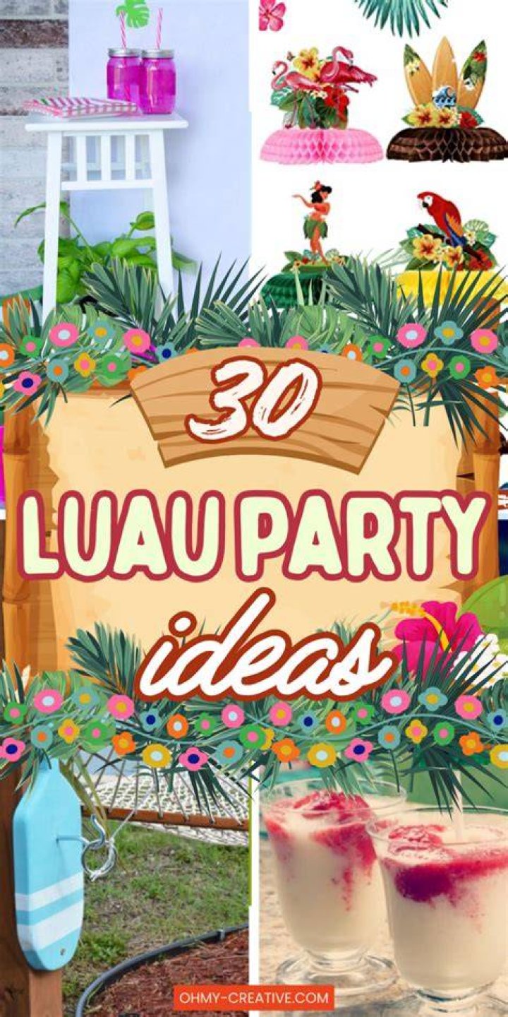 How do you host a luau party?