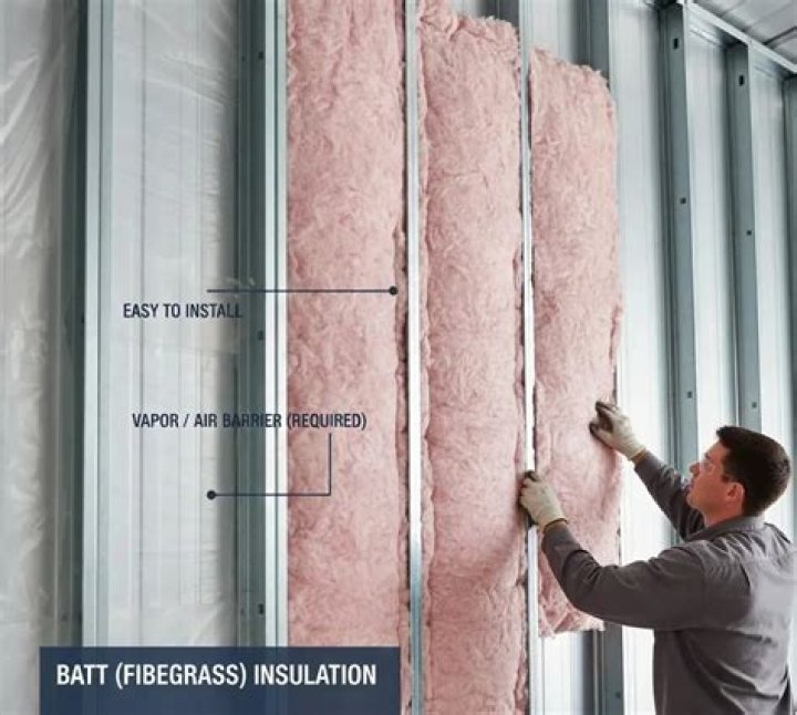 How do you install batt insulation in a metal building?