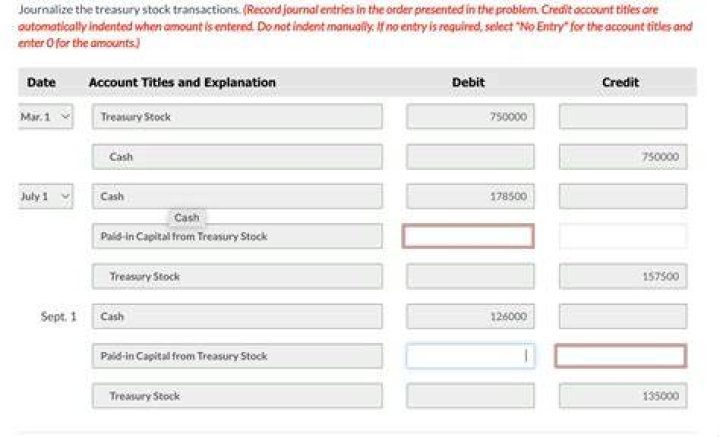 How do you Journalize treasury stock transactions?