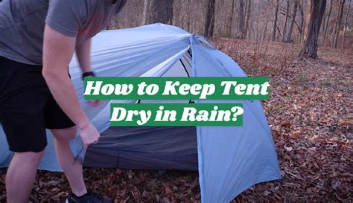 How do you keep groceries dry in the rain?