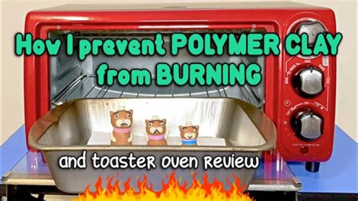 How do you keep white polymer clay from burning?