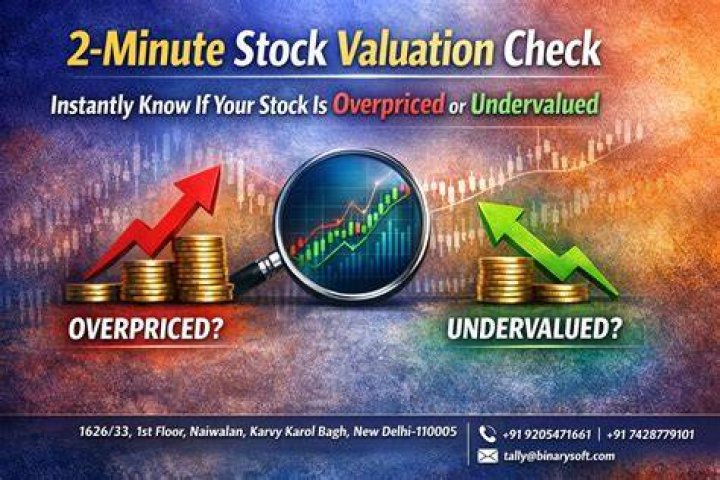 How do you know if a stock is overpriced?