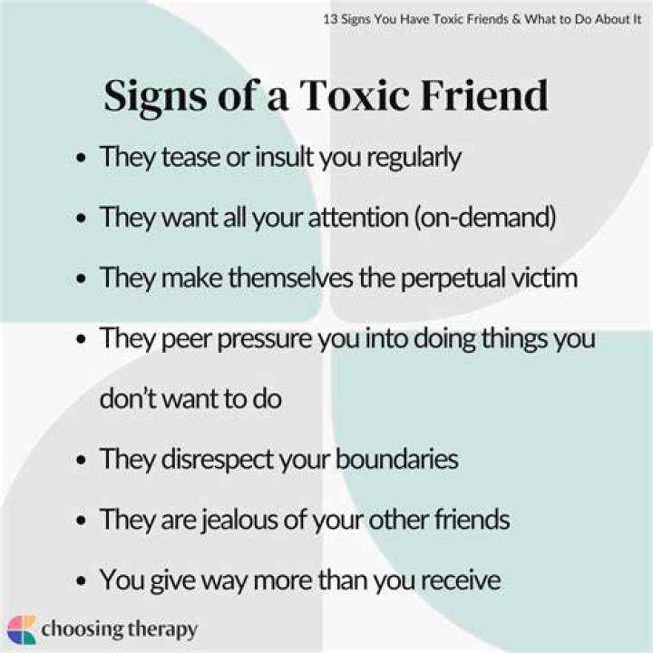 How do you know if a toxic friend needs space?