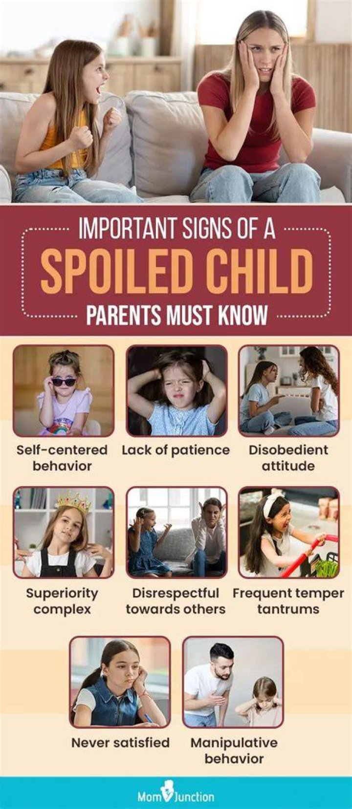 How do you know if your child is spoiled?