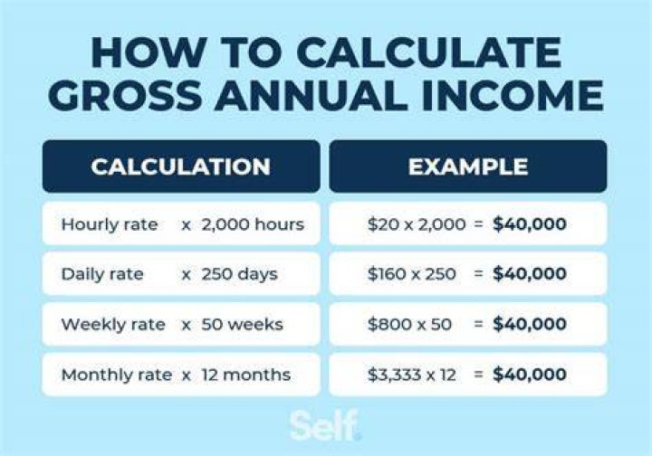 How do you know what your annual income is?