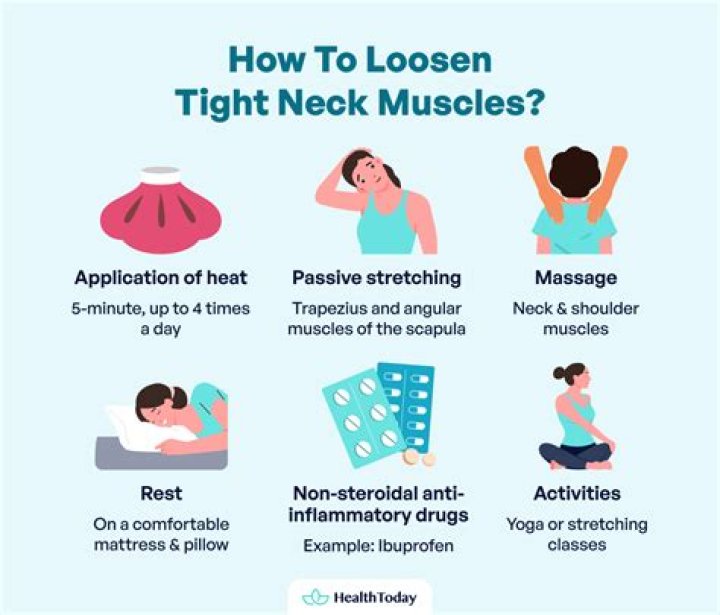 How do you loosen tight neck muscles?