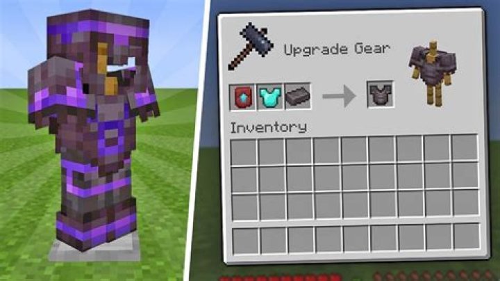 How do you make purple Netherite armor?