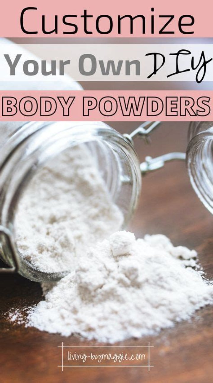 How do you make talc free body powder?