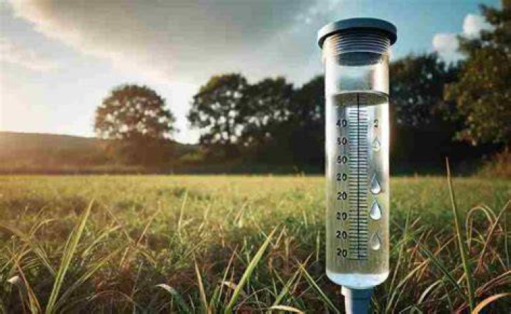 How do you mesure rain water?