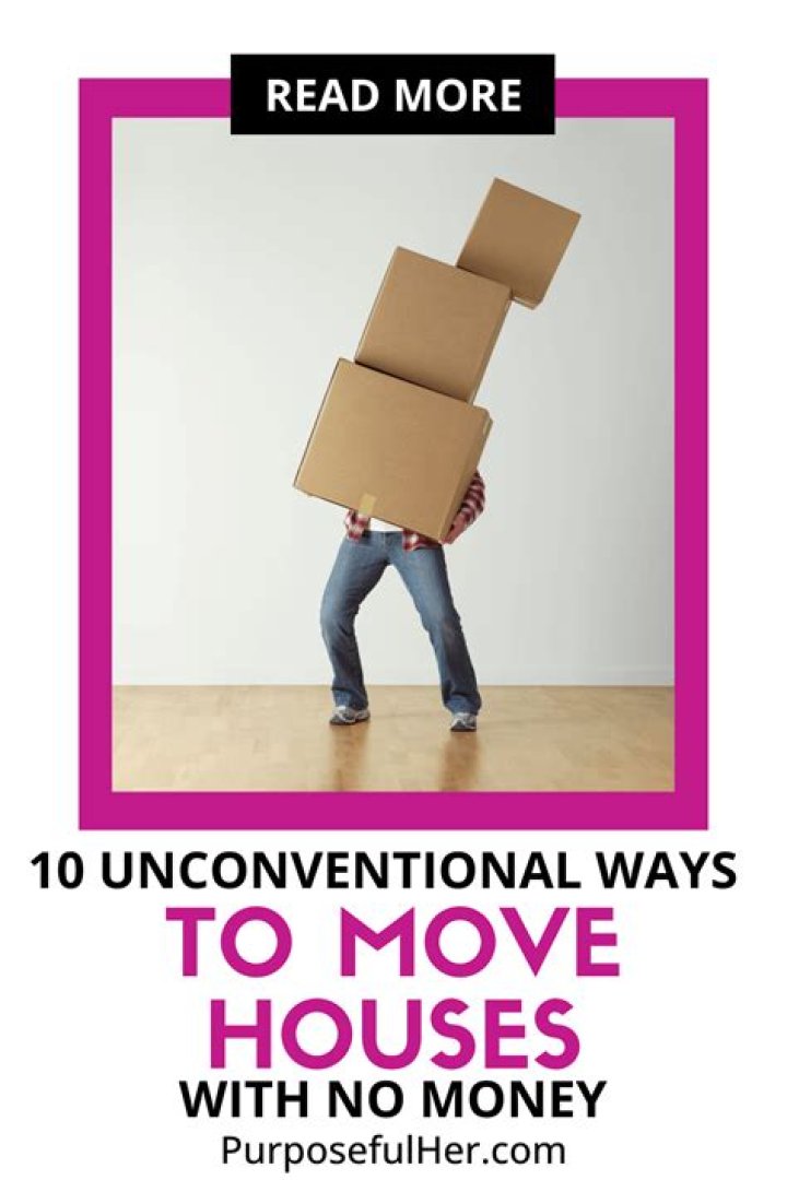 How do you move with little to no money?