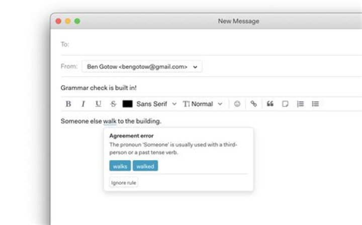 How do you phrase check an email?